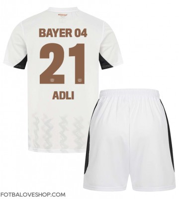 Bayer Leverkusen Amine Adli #21 Dětské Venkovní Dres 2024-25 Krátký Rukáv (+ trenýrky)